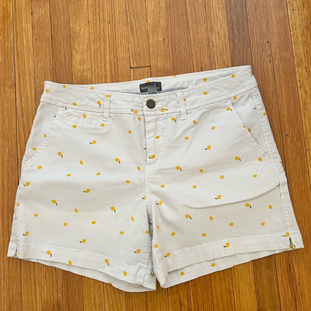 Market & Spruce lemon shorts size 6